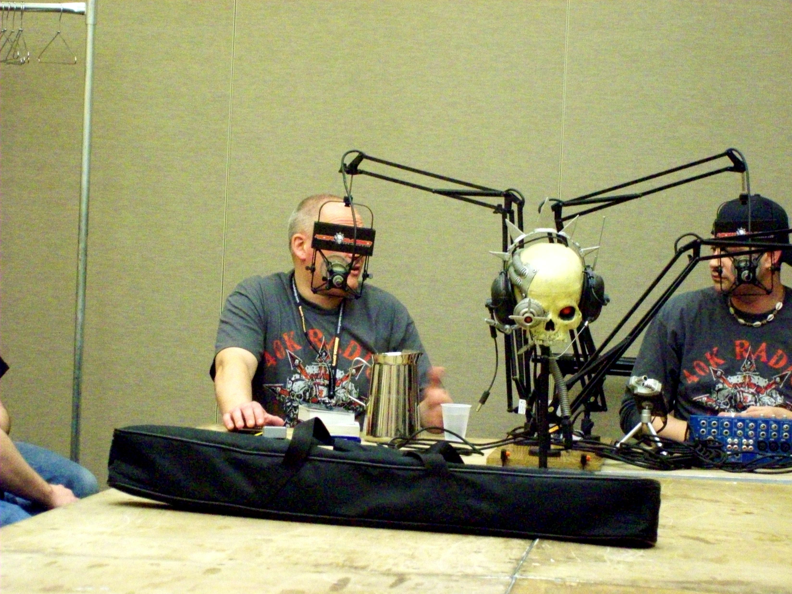 40k Radio, Adepticon 2010, Cosplay, Prop, Servo Skull Gallery